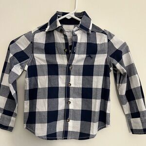 Tommy Bahamas checkered little boy dress shirt.